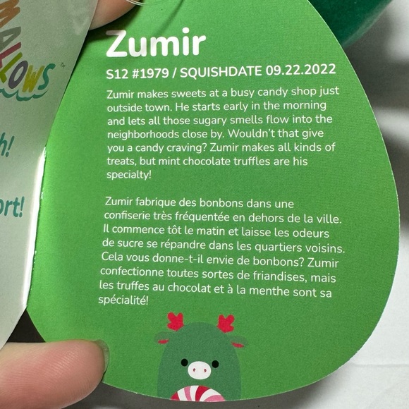 NWT Zumir Christmas Moose Reindeer Squishmallow - Picture 3 of 4